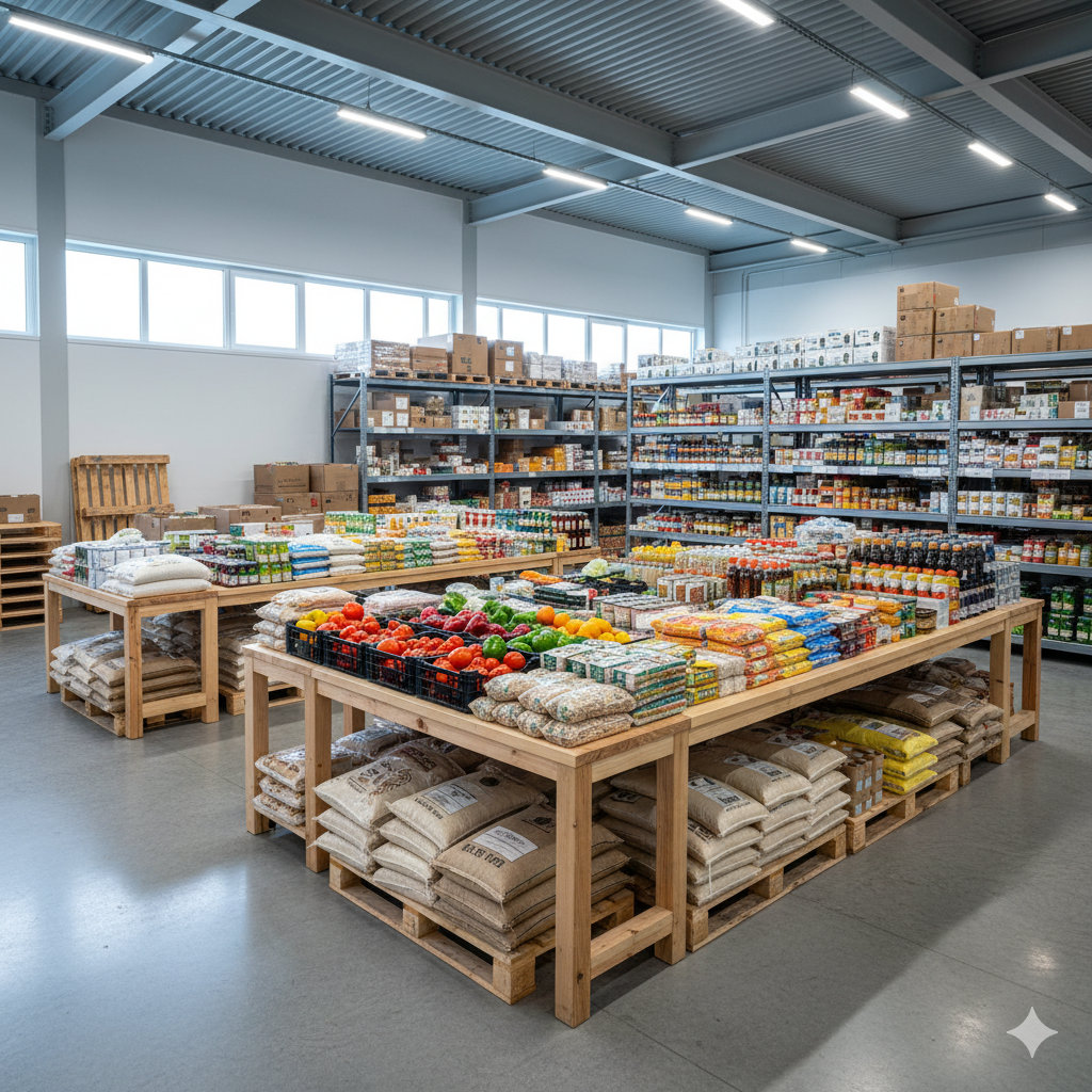 Gambar Gudang dan Komoditas Pokok RMN