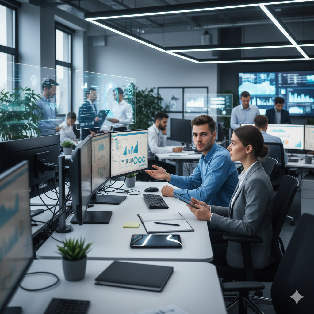 Gambar Dashboard Analitik dan Data